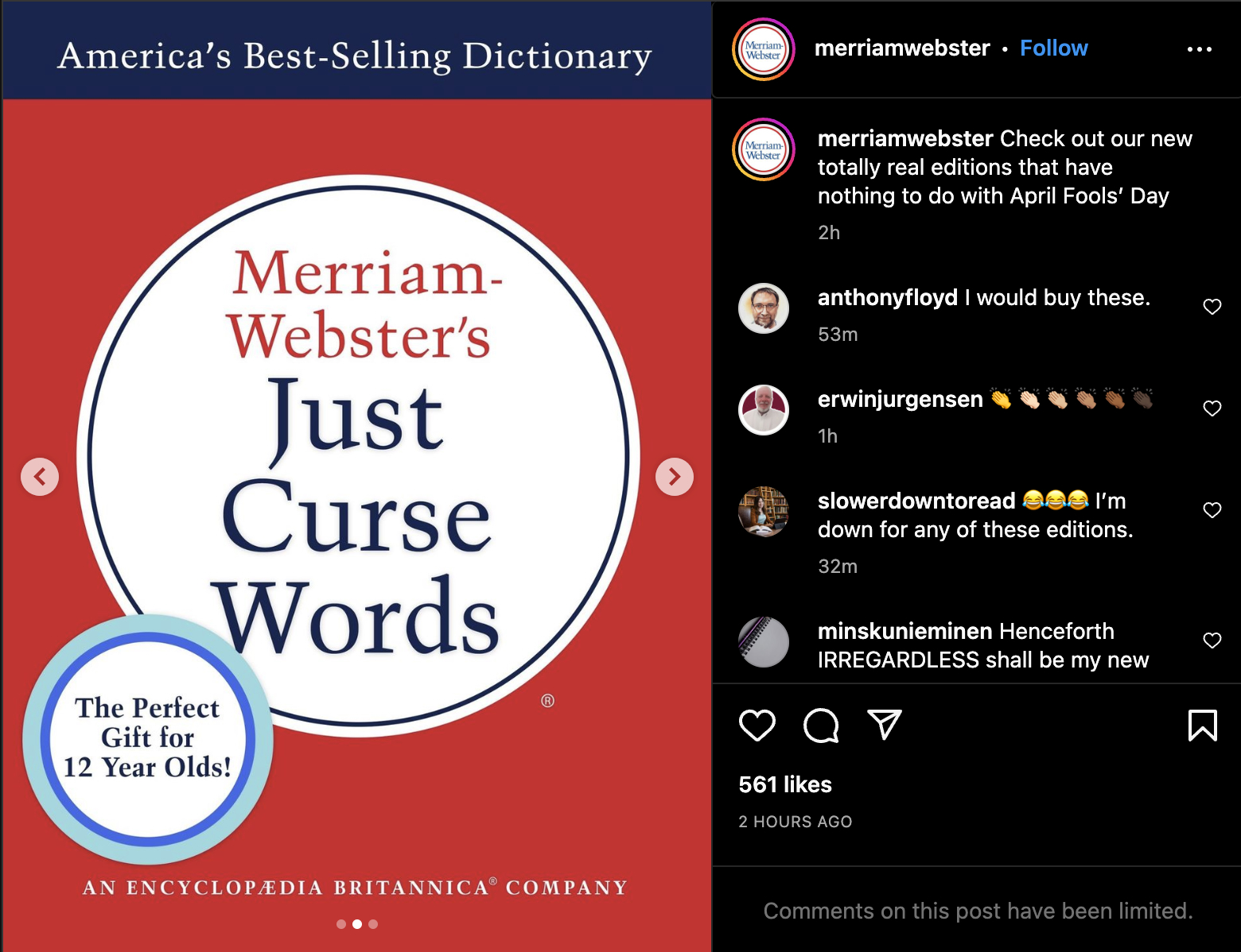 Merriam Webster new books