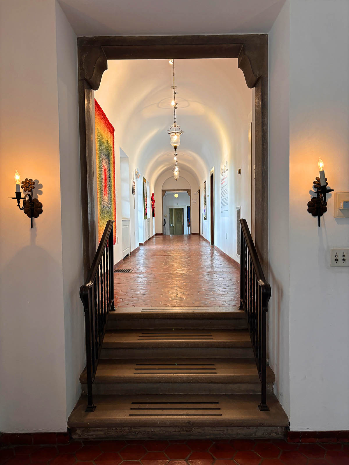 Second floor corridor.