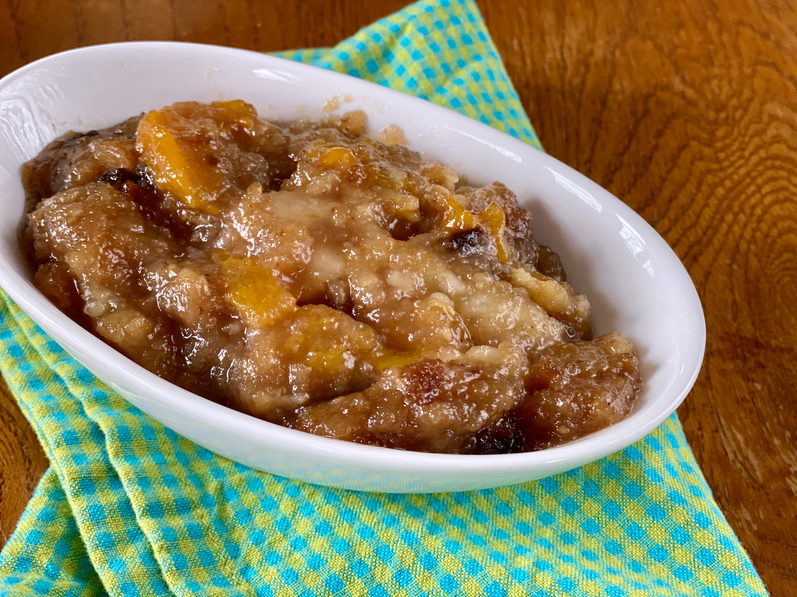 Peach cobbler