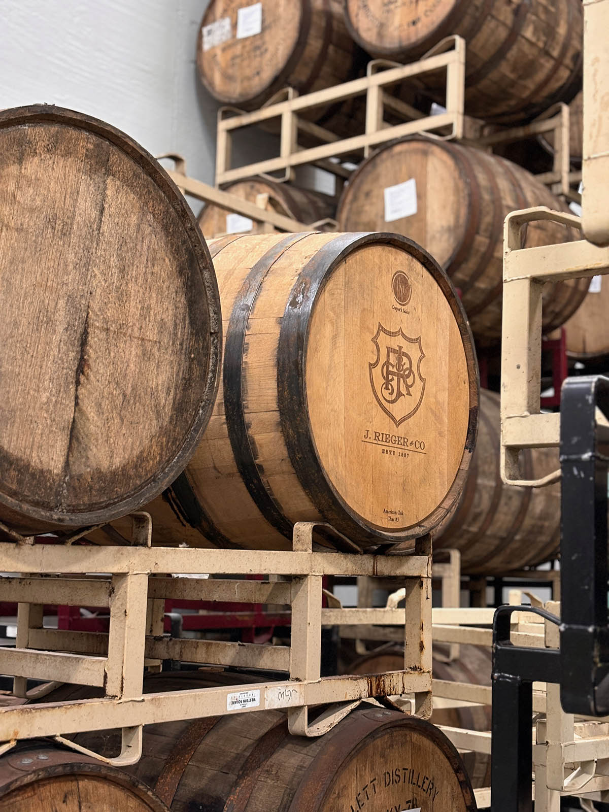 whiskey barrels