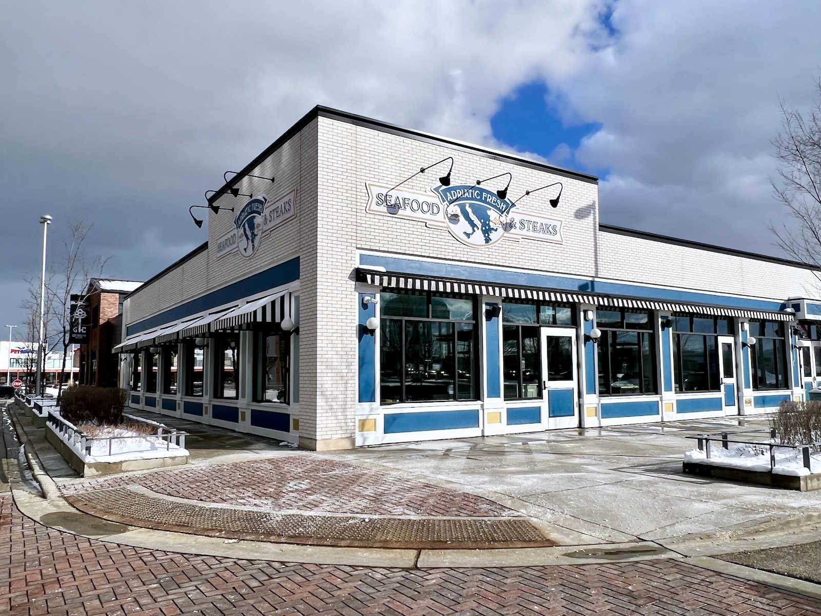 Exterior of Adriatic Seafood & Steaks