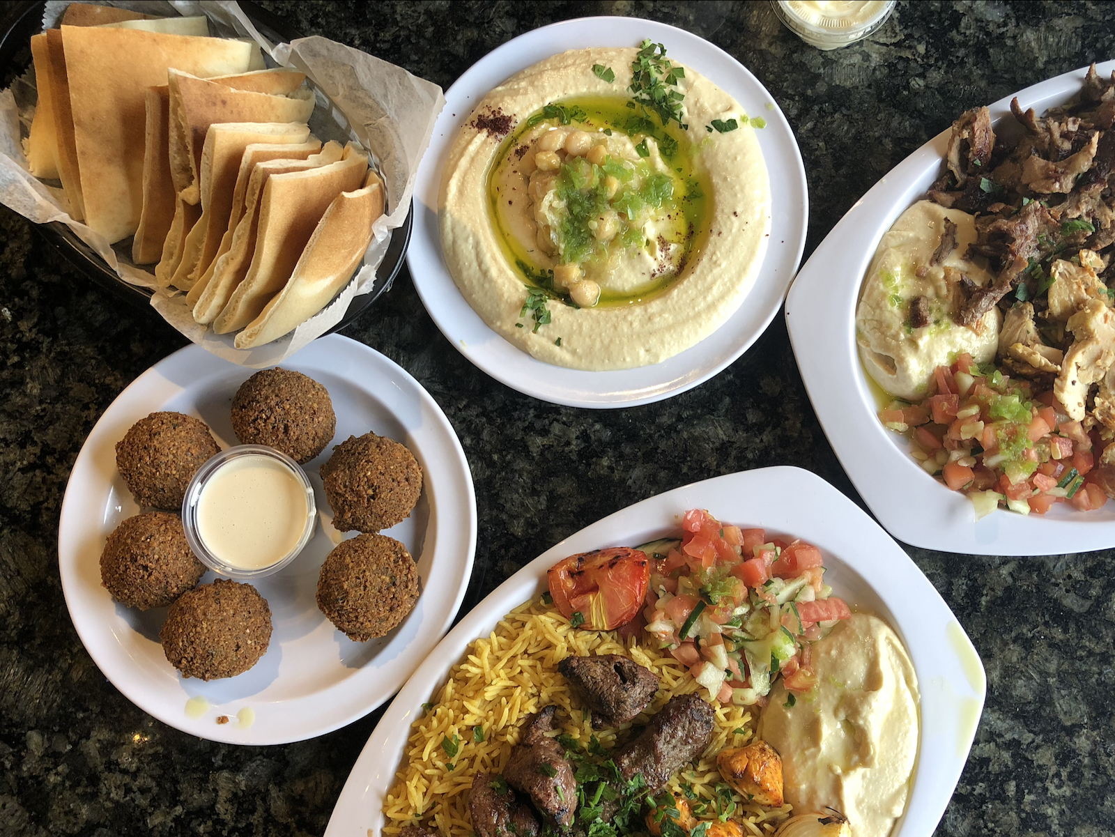 Dishes from Pita Palace