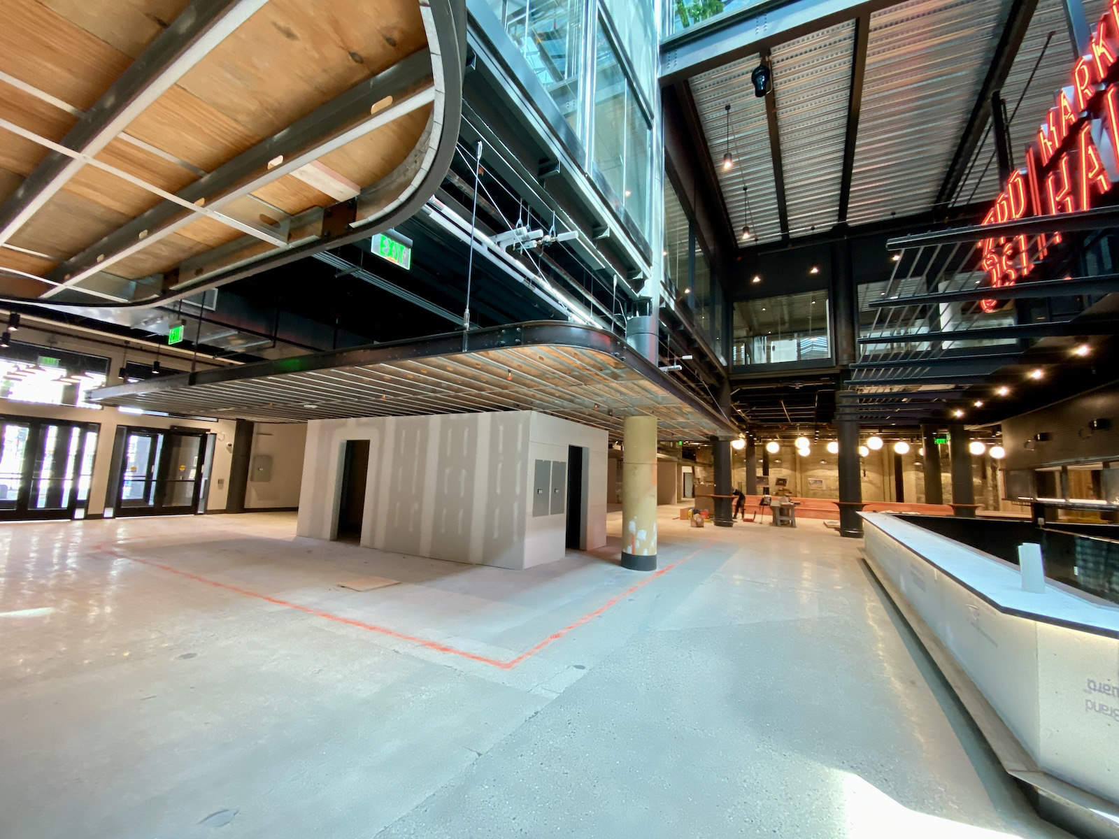 3rd Street Market Hall stalls