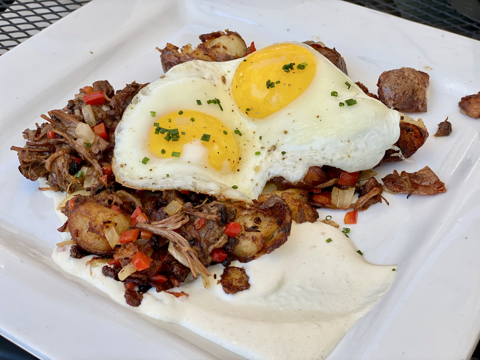 Short rib hash at Honeypie 