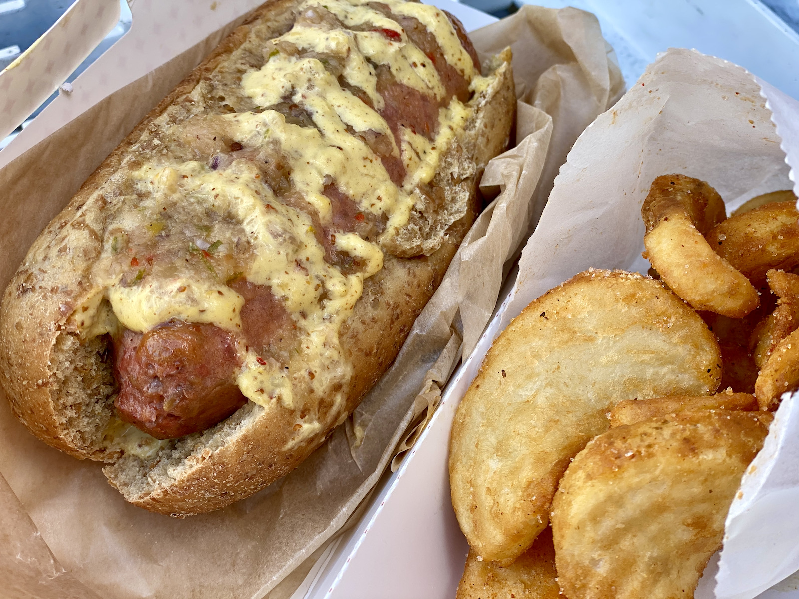 The Pineapple Express at Riley's Good Dogs