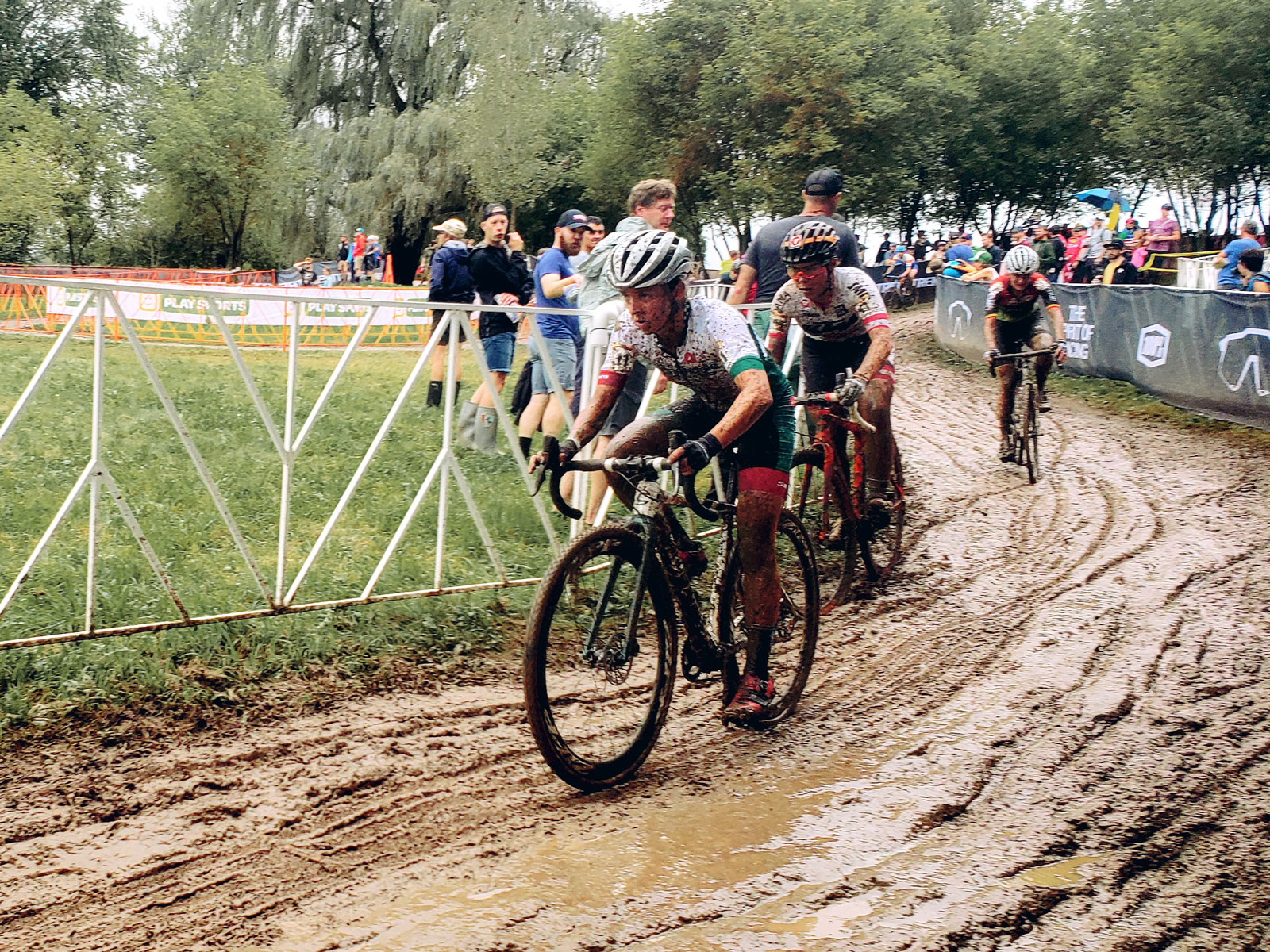 Kaitie Keough raced the women's elite race at Trek CX Cup in 2019.