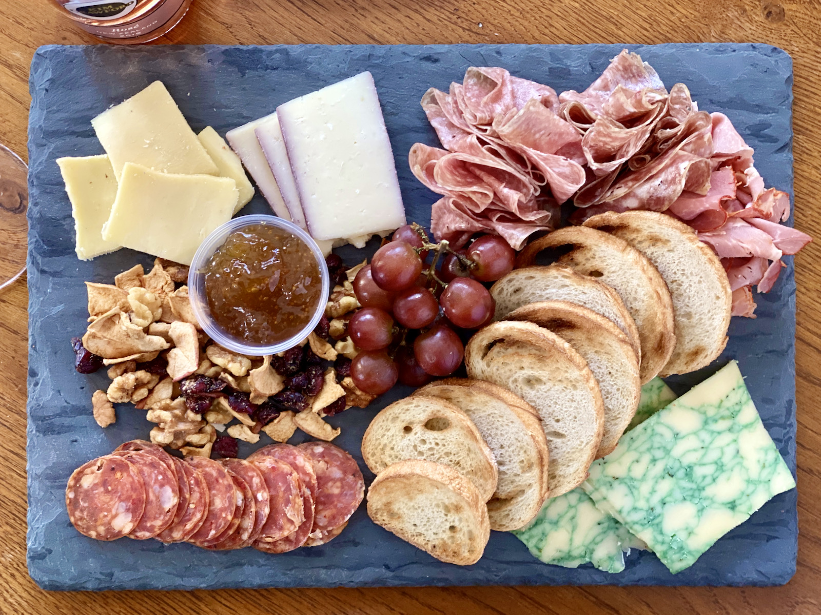 Cheese and charcuterie plate