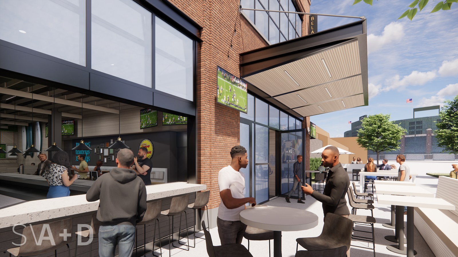 Rendering of BelAir Cantina Green Bay