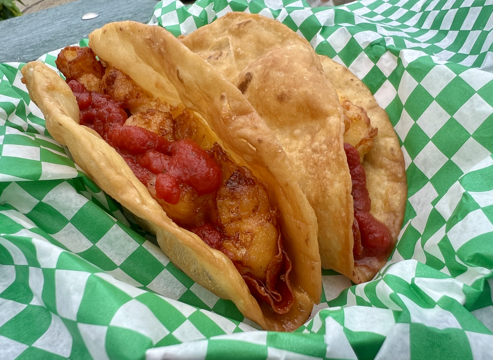 Pizza Cheese Curd Taco