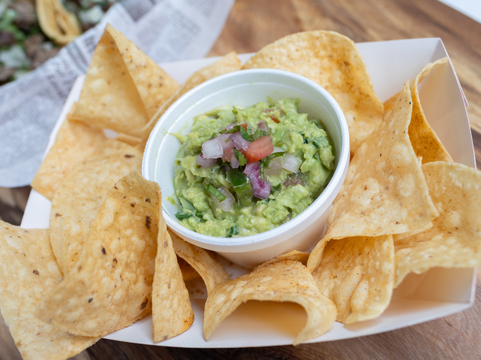 Chips and guacamole