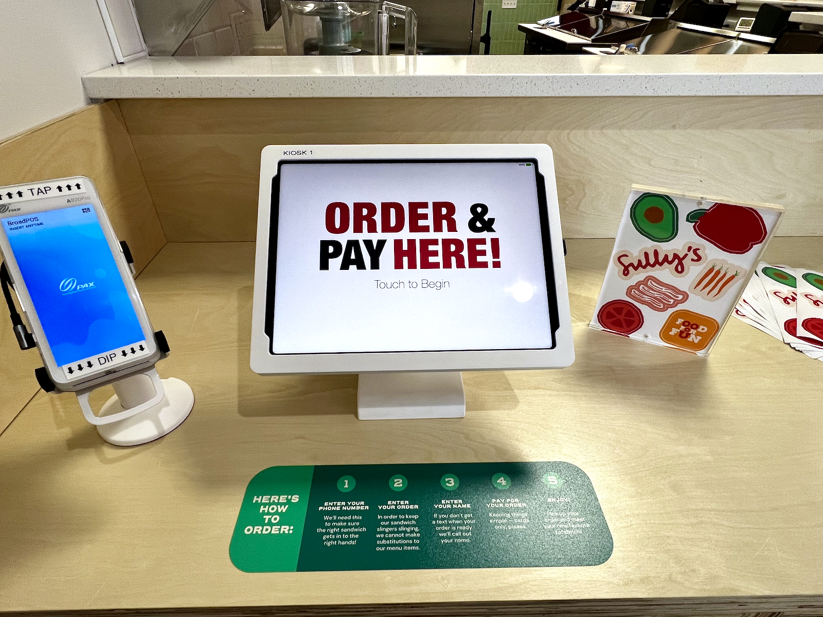 Ordering station