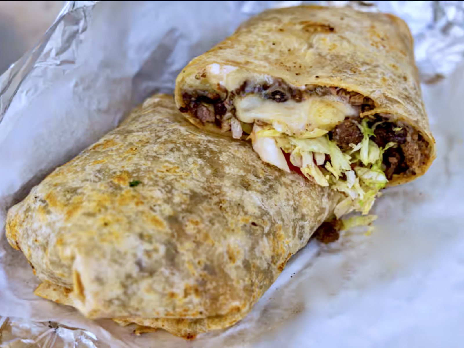 Steak burritos