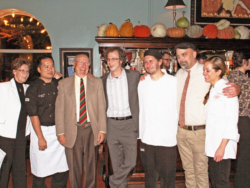 Knut and chefs at the 2012 