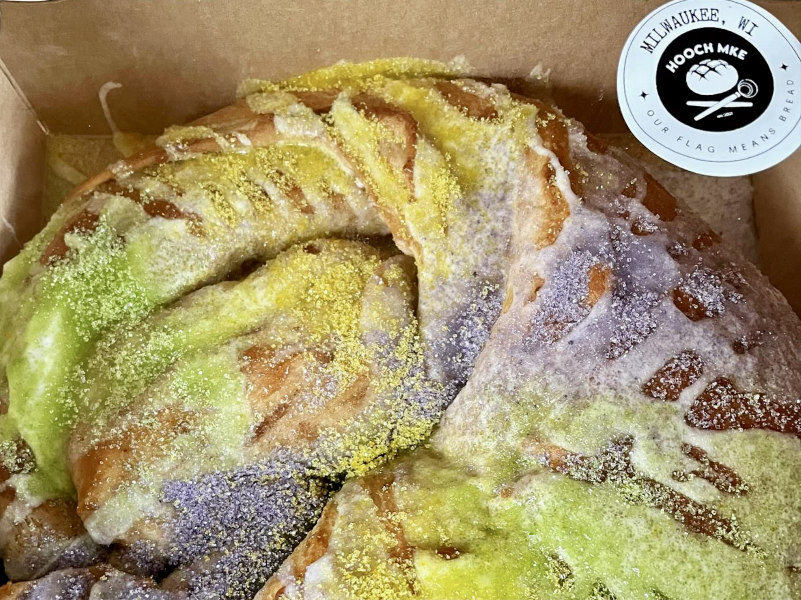 Hooch MKE king cake