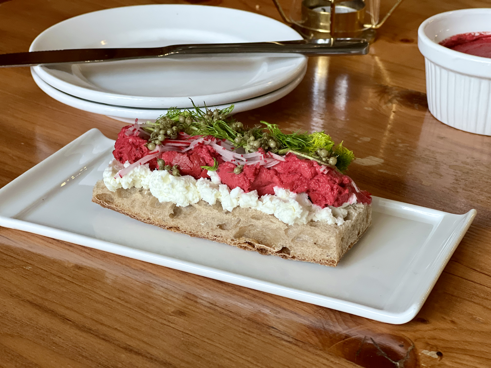 Beet pate from Amilinda