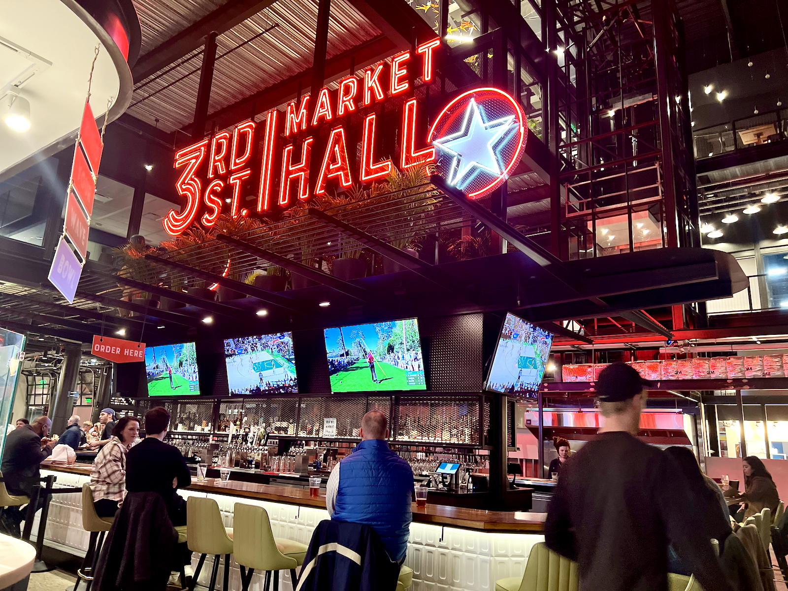 3rd Street Market Hall Sign