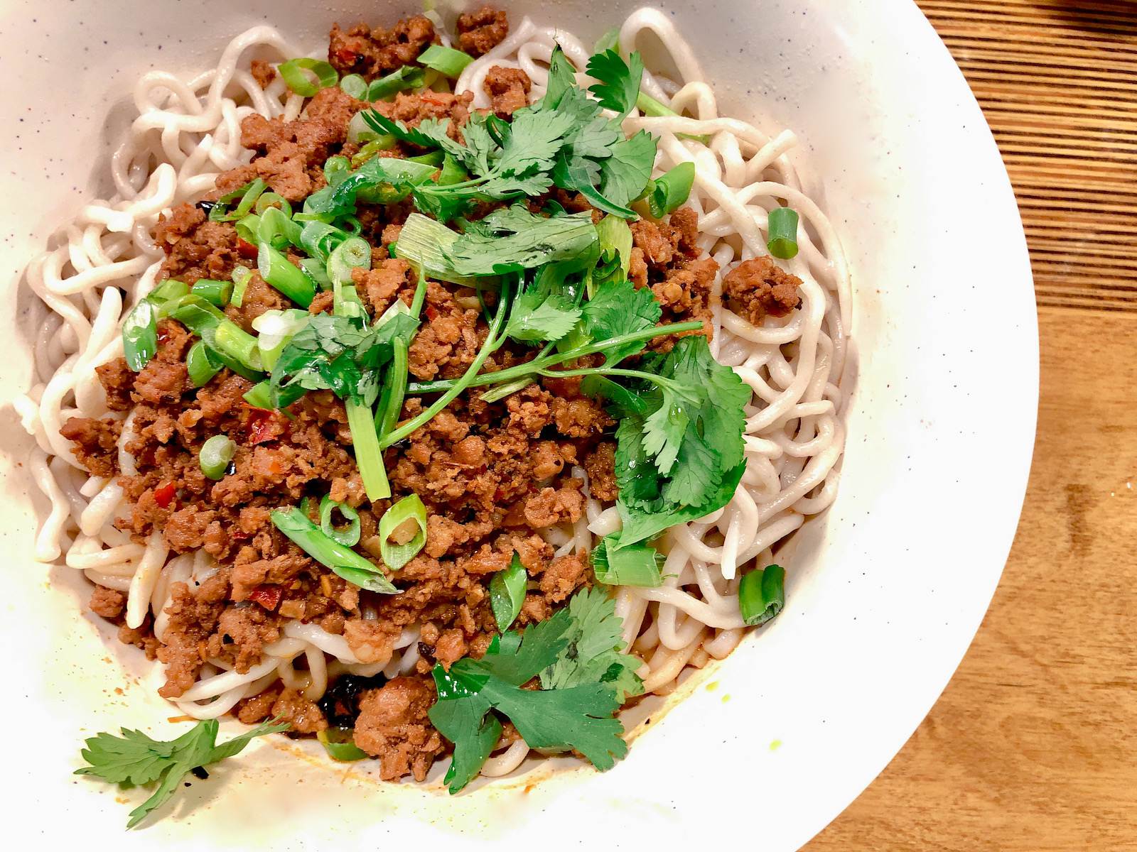 Dandan noodles at Momo Mee