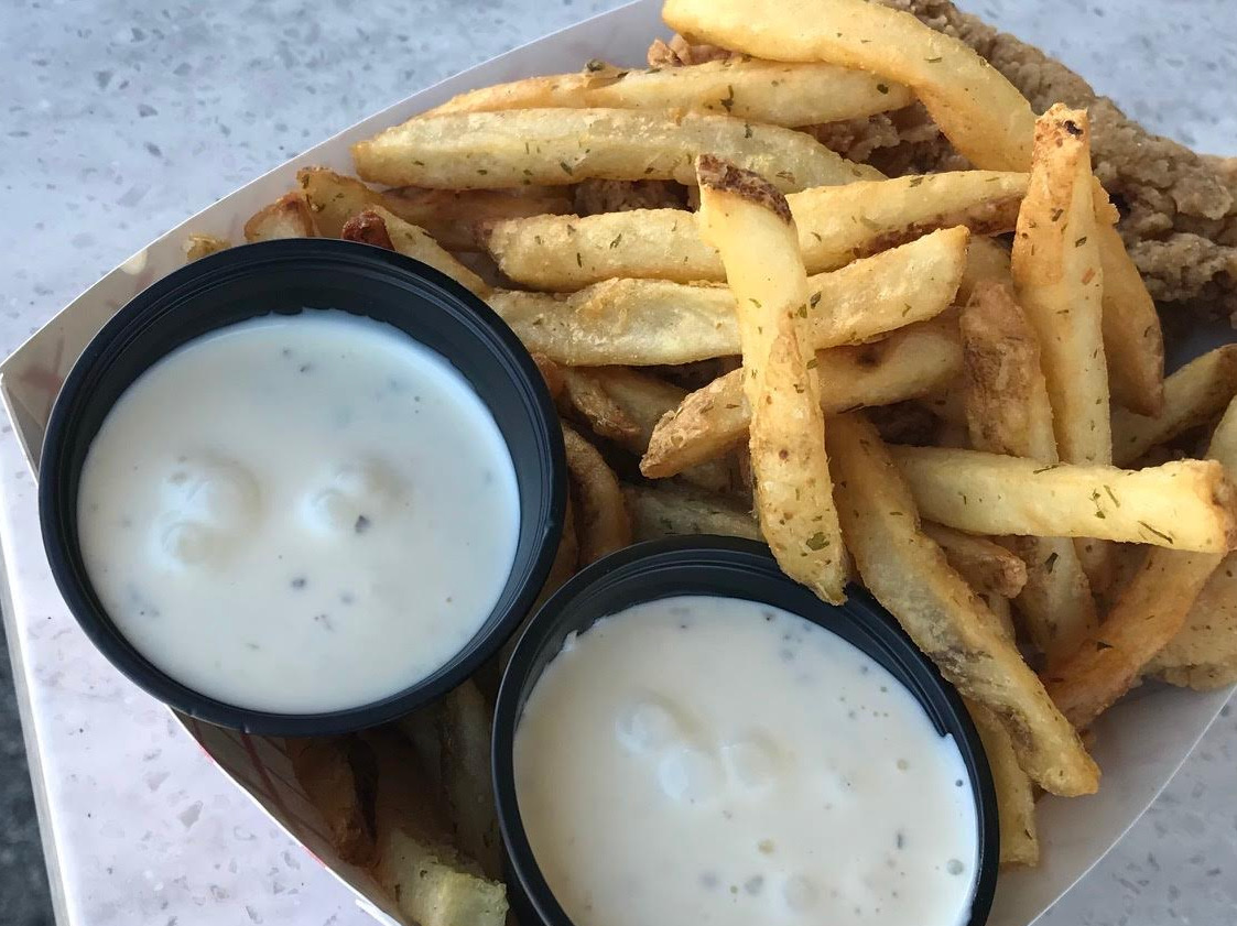 chive fries