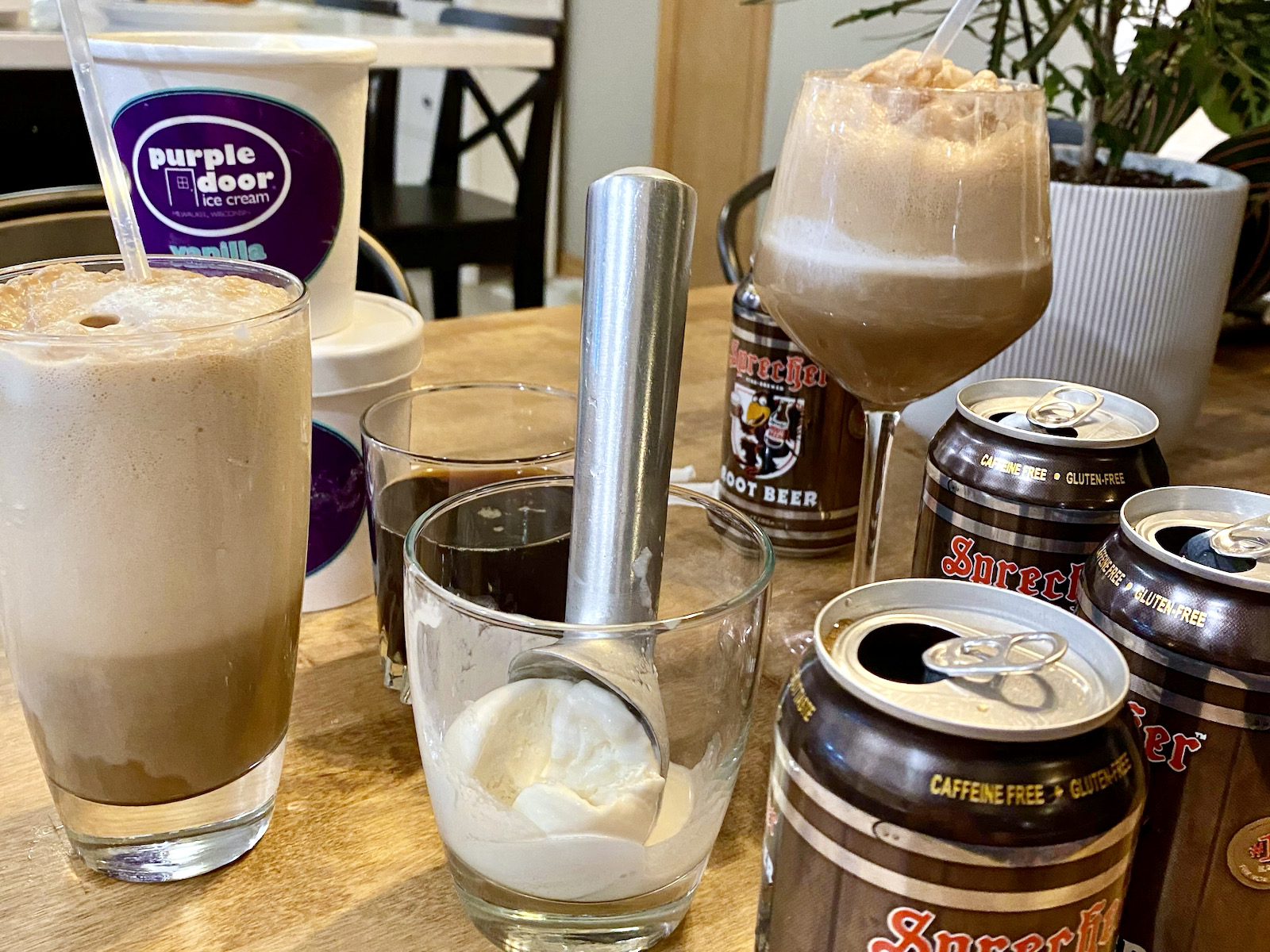 Purple Door Ice Cream root beer float kit