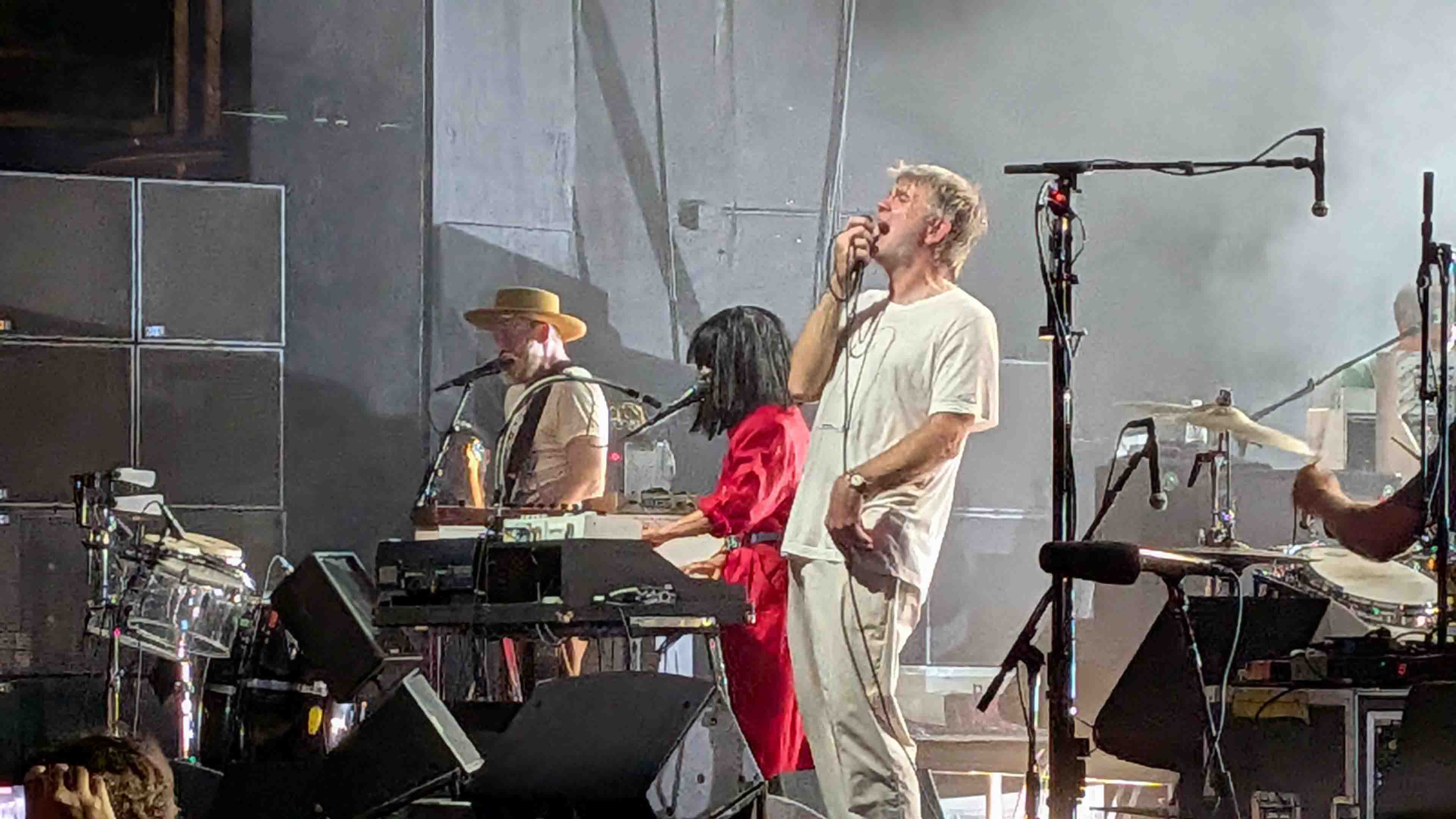Jaems Murphy and LCD Soundsystem perform in Milwaukee at the Eagles Ballroom on Friday night.