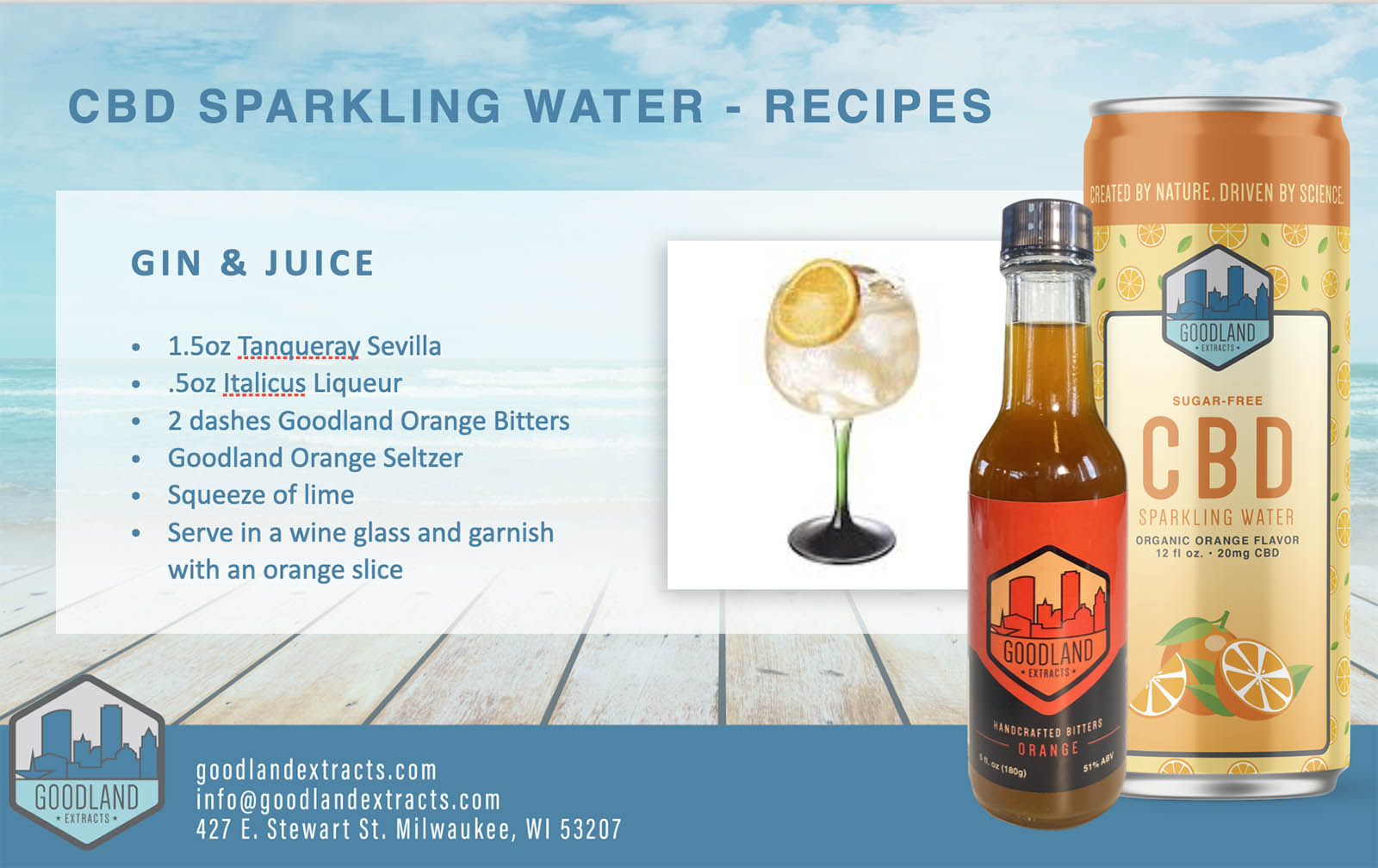 Milwaukee's Goodland prepares to launch CBD sparkling waters