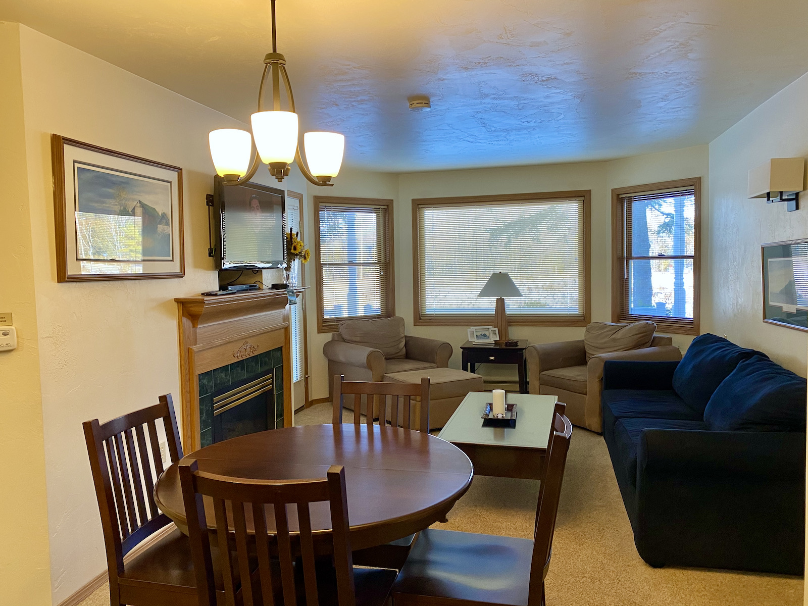 Living area at Pheasant Park