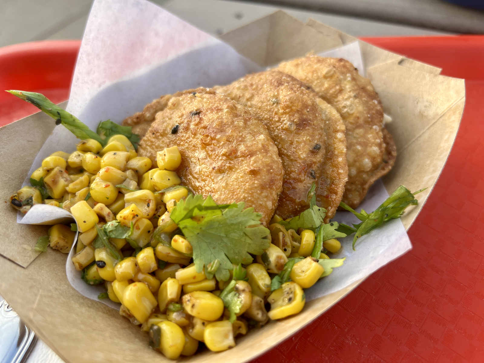 Aloo Chaat Pierogi at Hot Dish Pantry