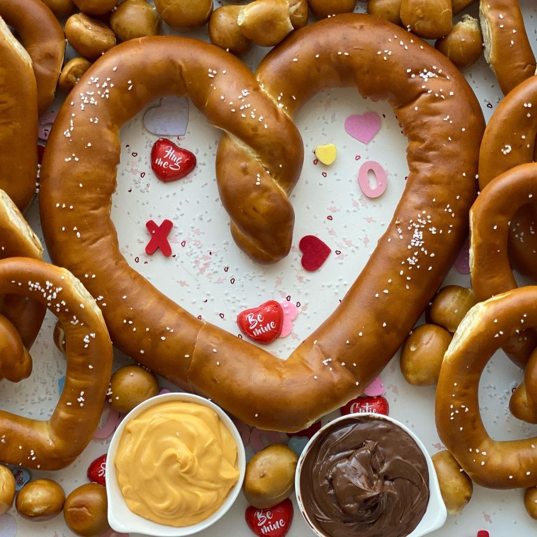 pretzel valentines day