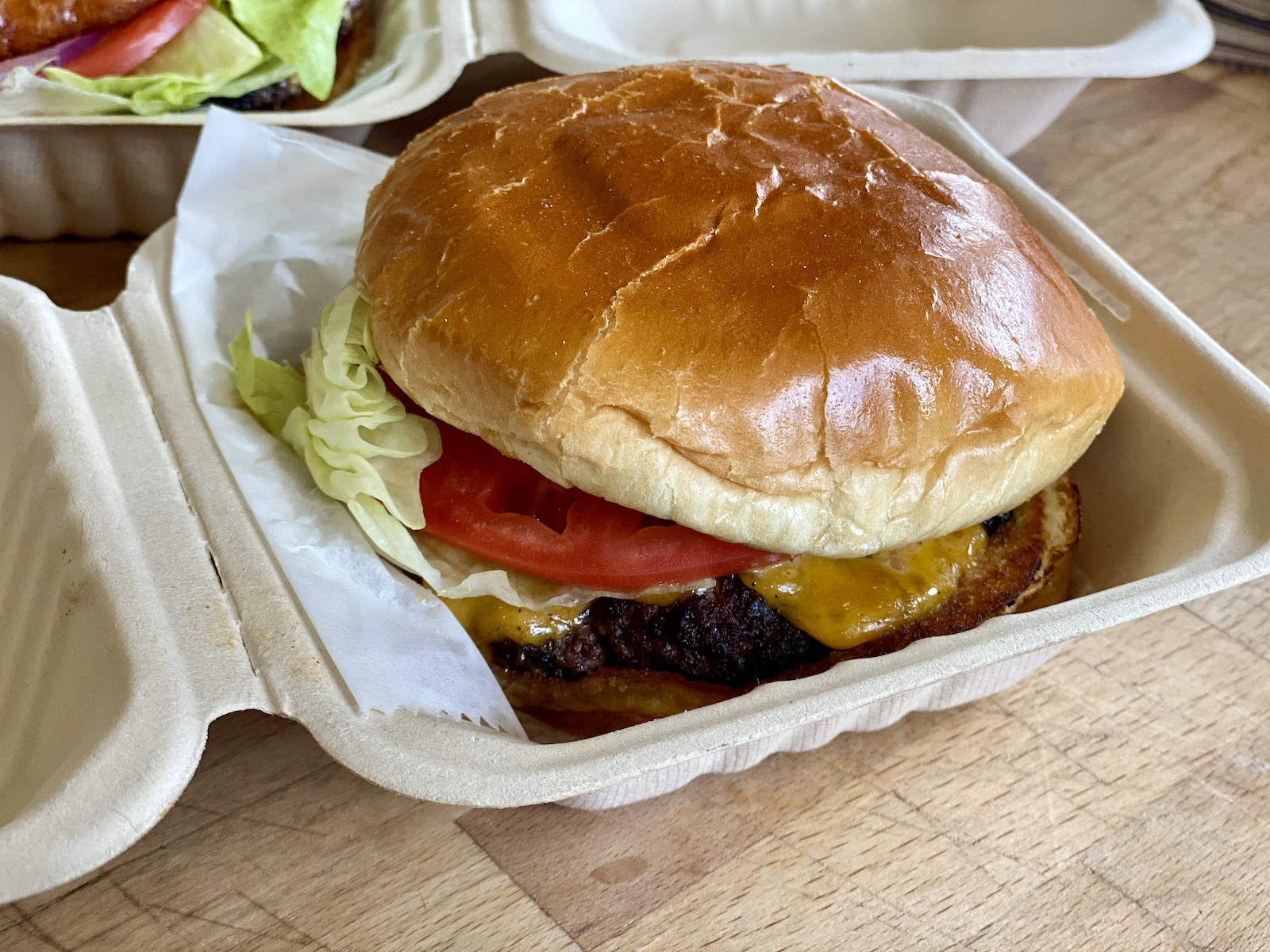 The Heirloom Burger in its package
