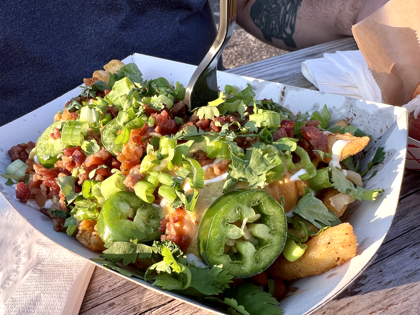 Loaded fries from Doobie Dogs