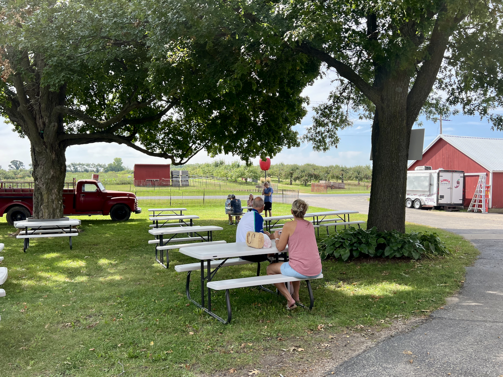 Apple Barn view