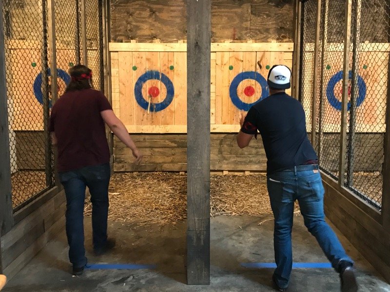 Axe throwing