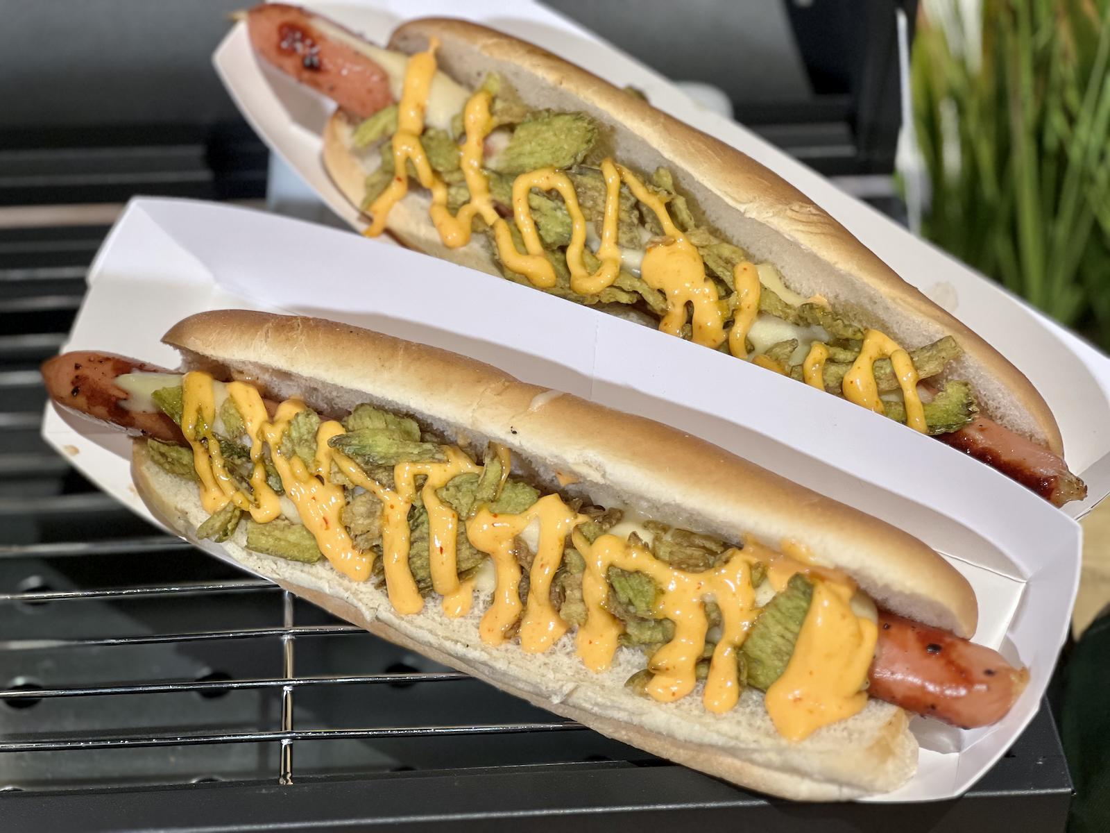 Loaded Foot Long Hot Dog