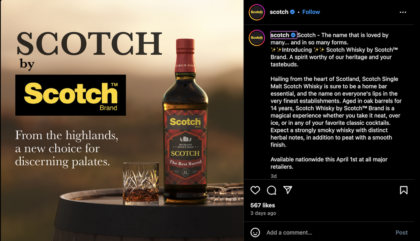 Scotch Brand Scotch