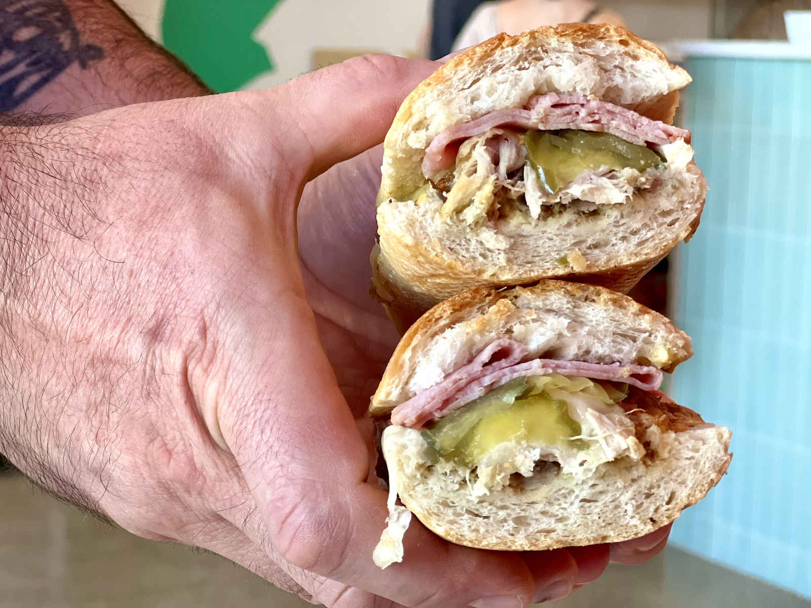 Cuban sandwich from Sulley's Sandwiches