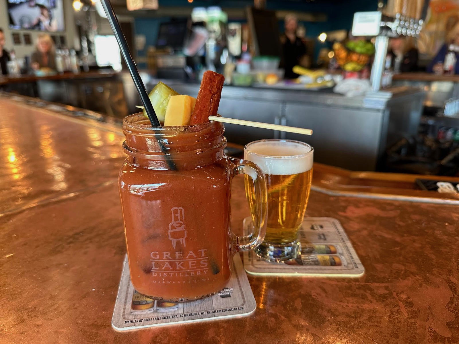 Bloody Mary at Great Lakes Distillery