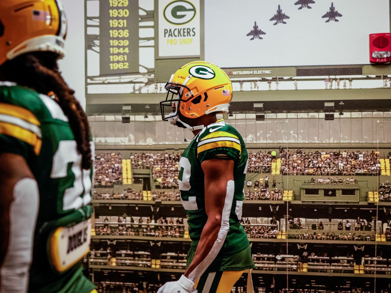 Green Bay Packers Uniform Photo Frame at the Packers Pro Shop