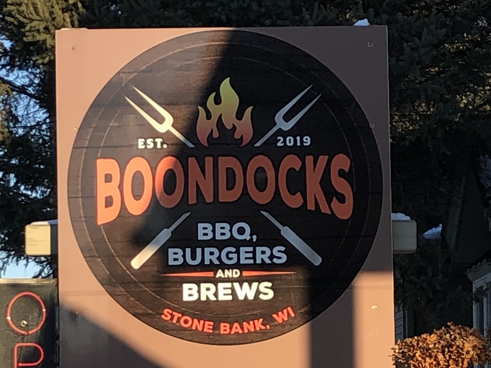 Boondocks sign