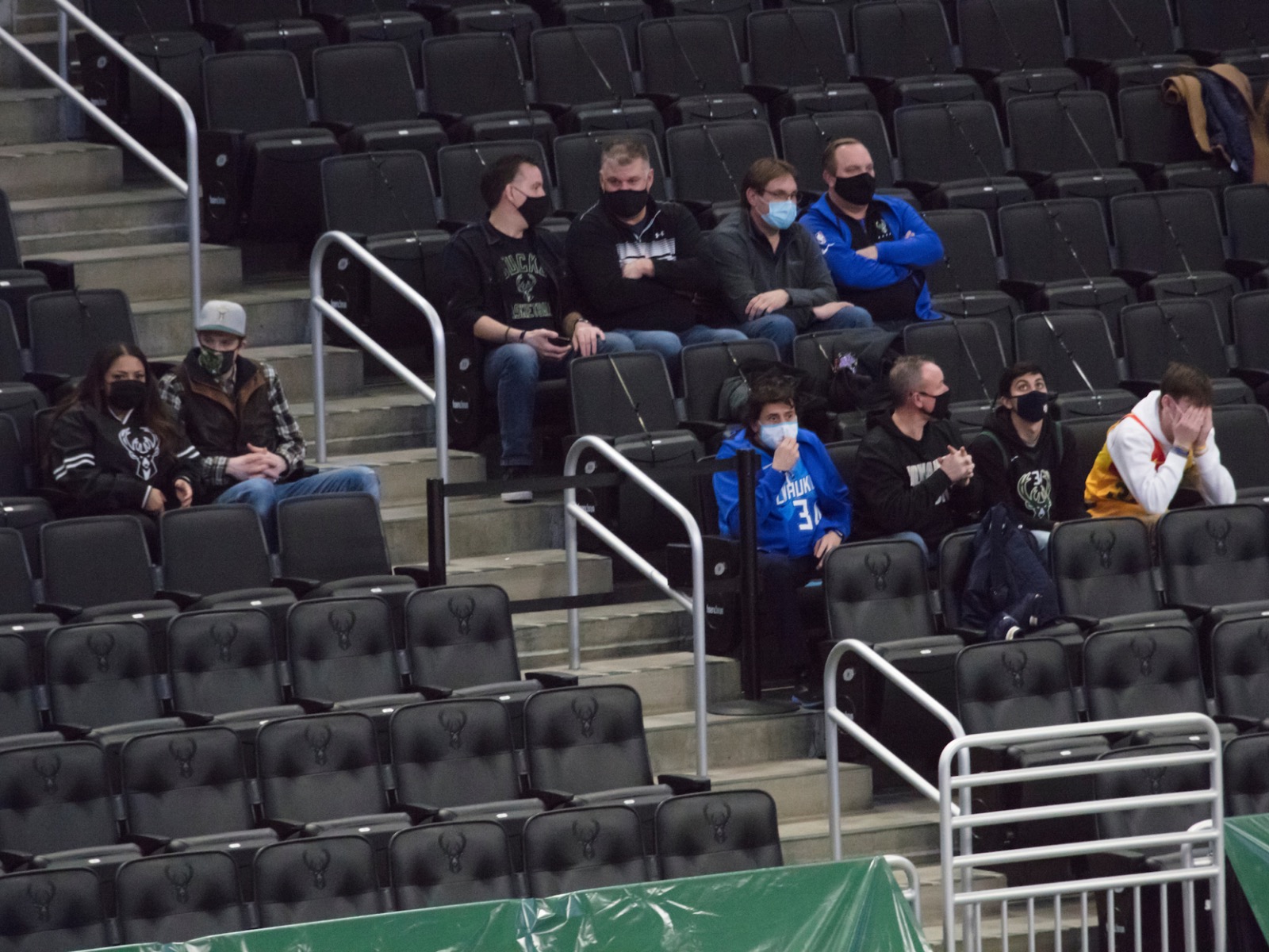 Fans back in Fiserv Forum