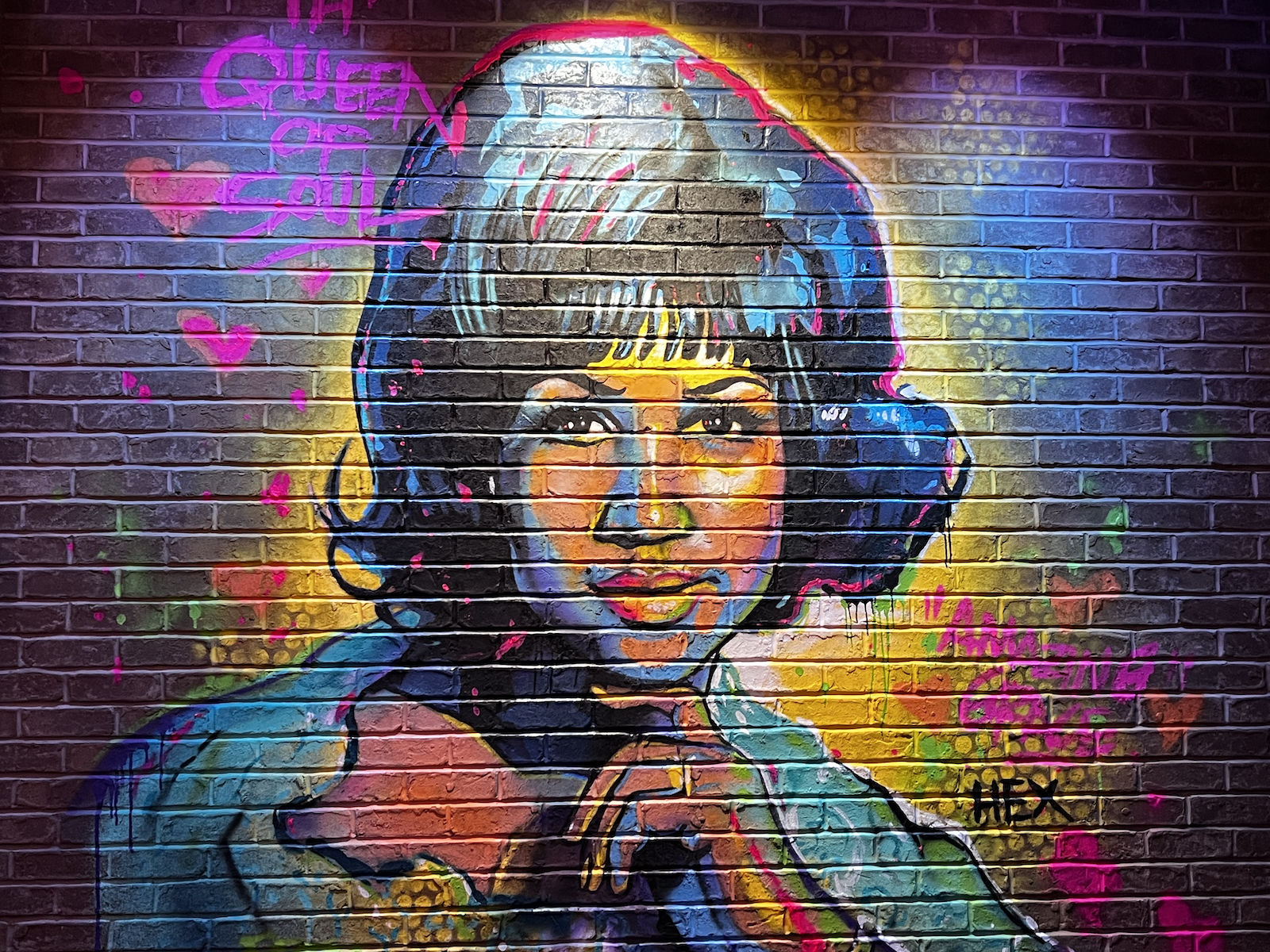 Aretha mural