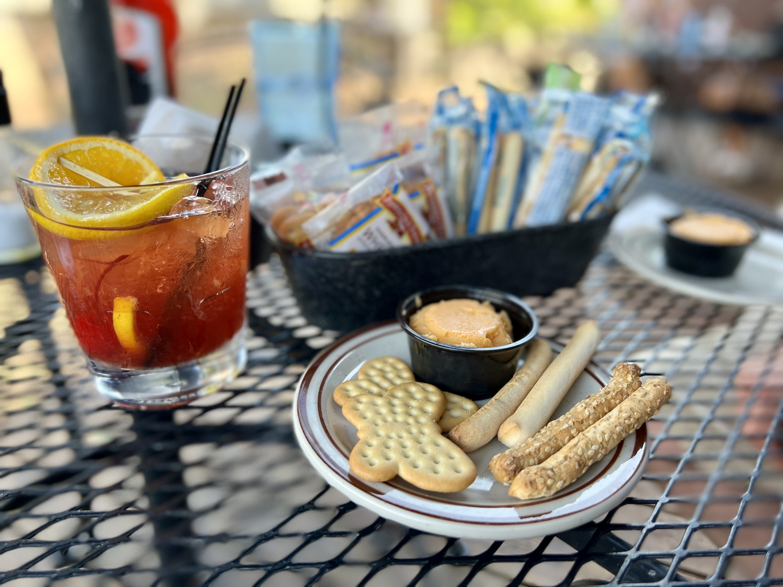 Merkt's cheese and old fashioned at Mars Resort