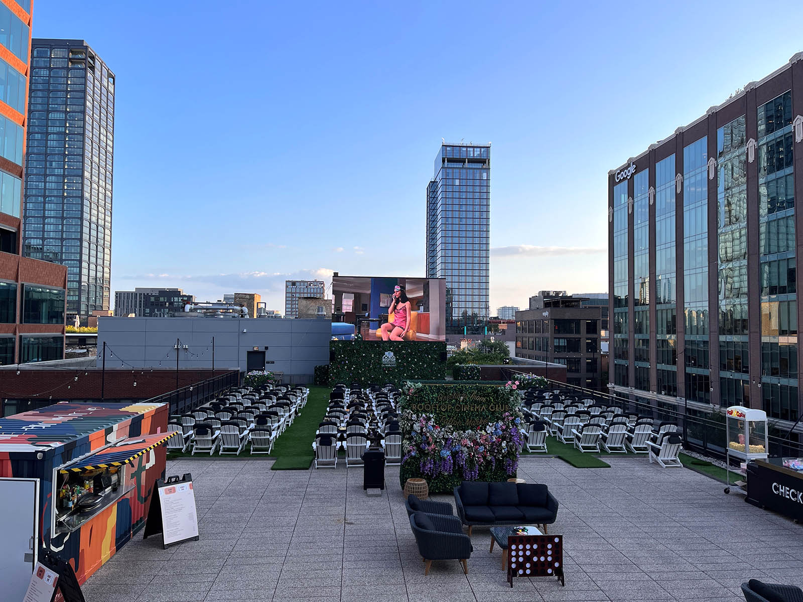 Rooftop Cinema Club.