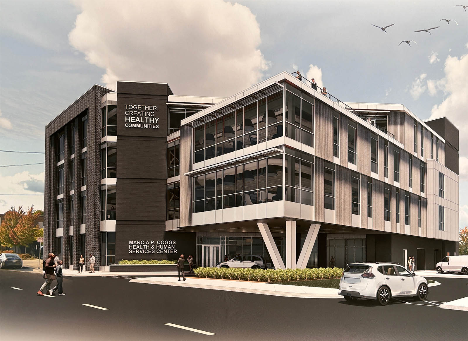 Exterior rendering