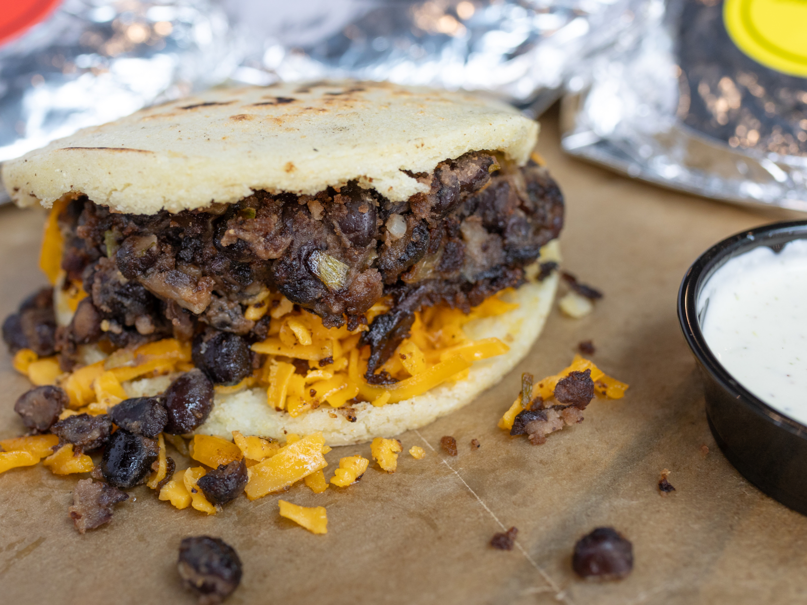 Black Bean Arepa