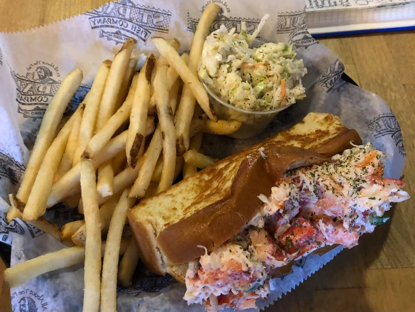 Lobster roll at St. Paul Fish Co.