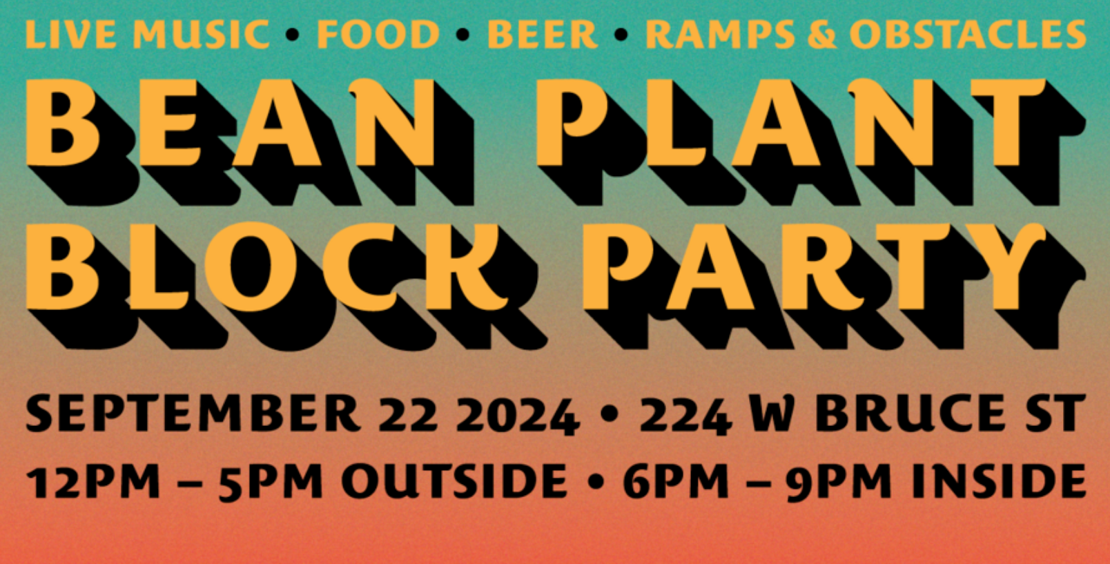 Bean Plant Block Party at Anodyne Coffee Roasters