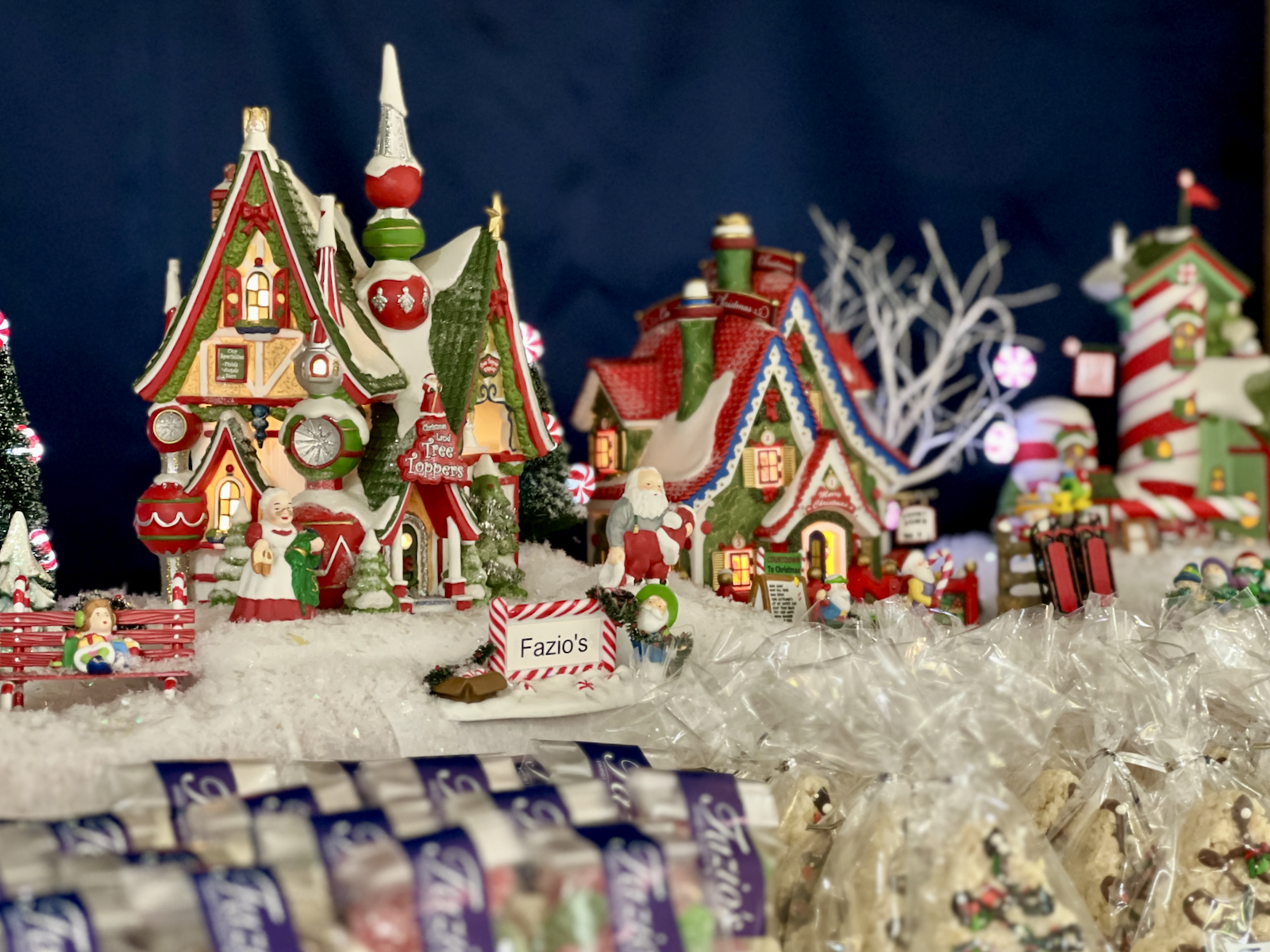 Christmas Village close-up