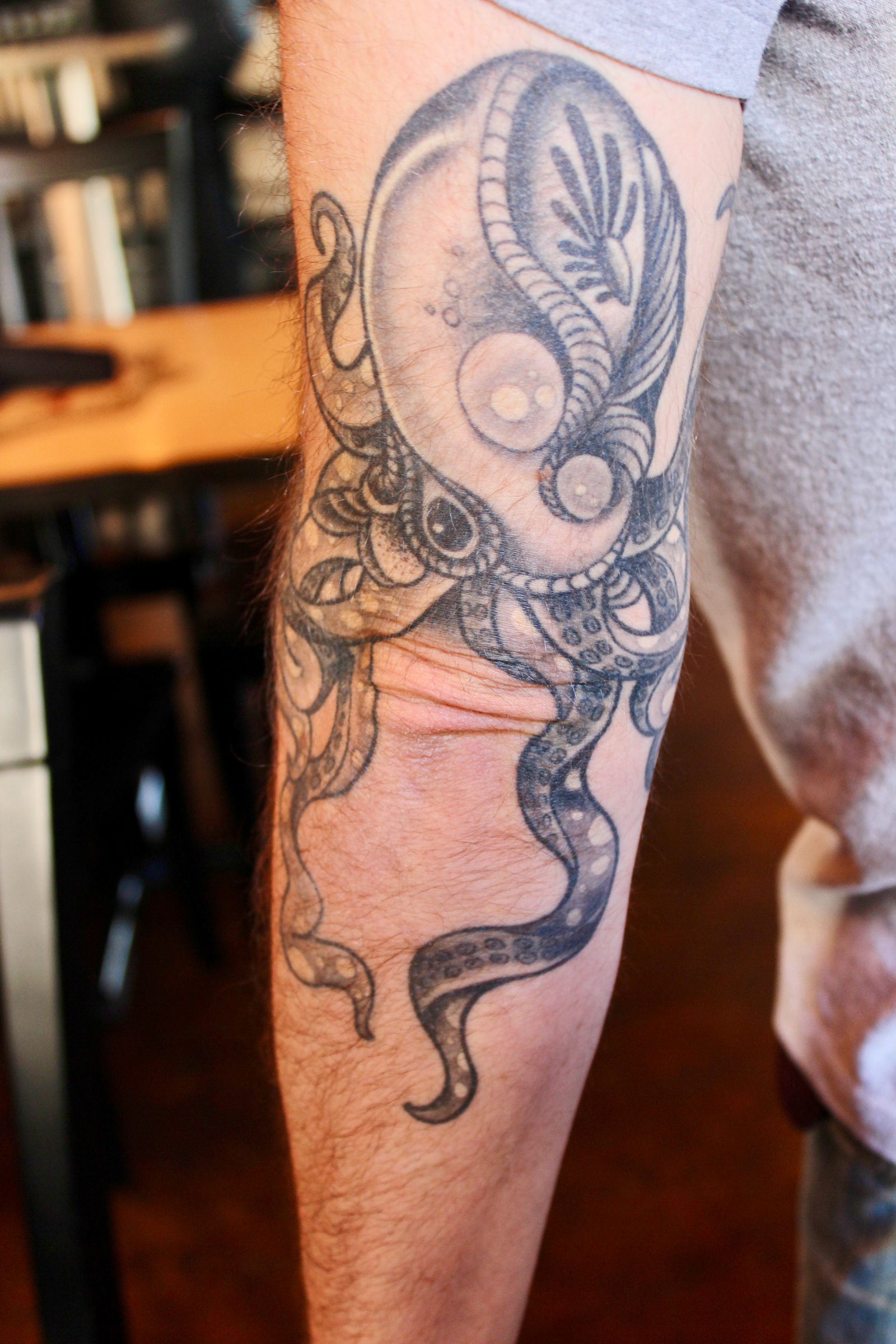 Jacobs' Octopus tattoo