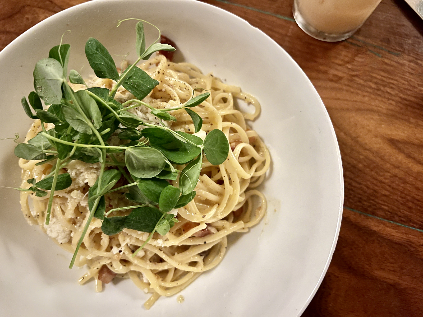 Carbonara pasta from Goodkind