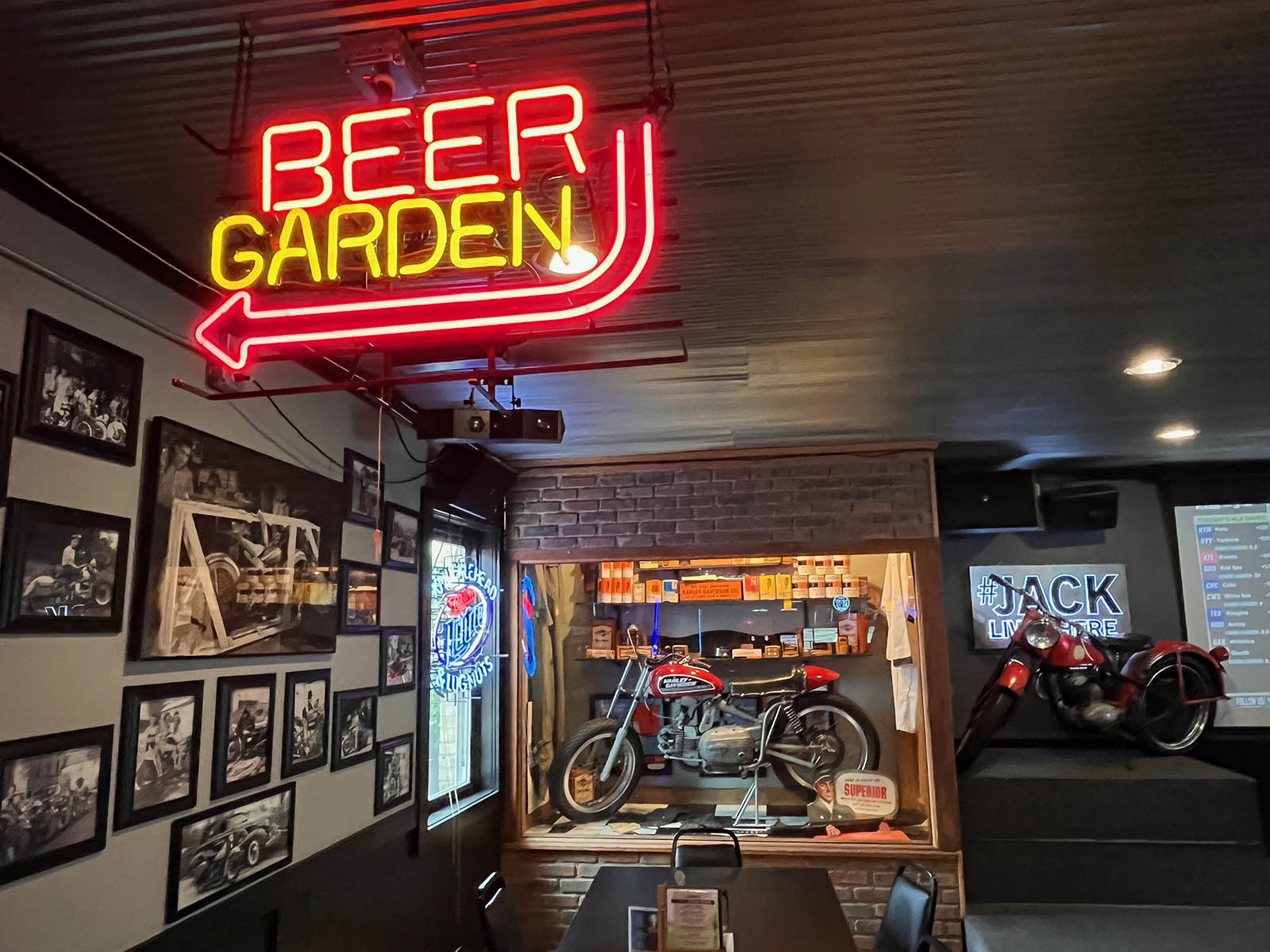 Beer garden neon